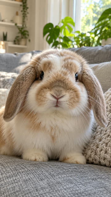 The photo: A bunny gave it a go